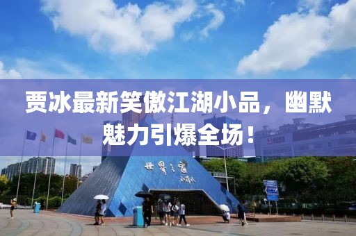 賈冰最新笑傲江湖小品，幽默魅力引爆全場！