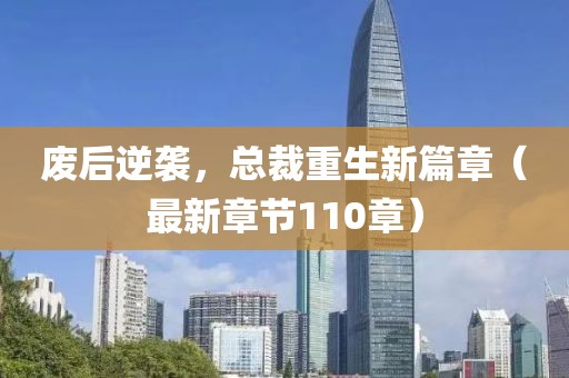 廢后逆襲，總裁重生新篇章（最新章節(jié)110章）