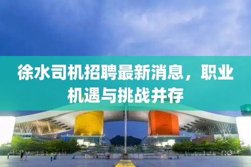 徐水司機(jī)招聘最新消息，職業(yè)機(jī)遇與挑戰(zhàn)并存