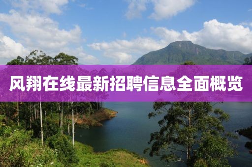 風(fēng)翔在線最新招聘信息全面概覽