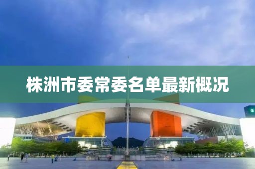 株洲市委常委名單最新概況