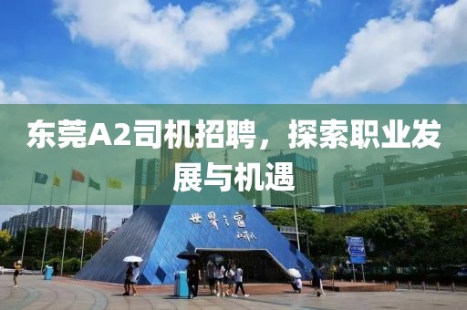 東莞A2司機招聘，探索職業(yè)發(fā)展與機遇