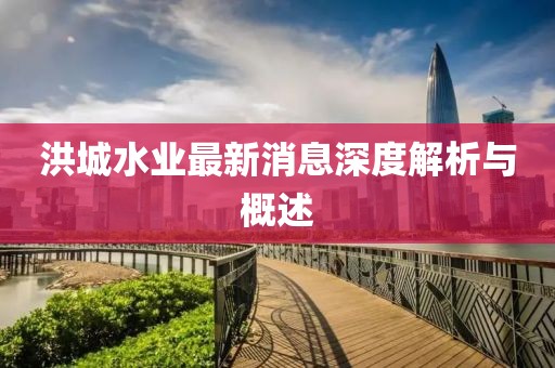 洪城水業(yè)最新消息深度解析與概述